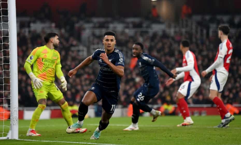 Ollie Watkins completes comeback as Aston Villa dent Arsenal’s title bid